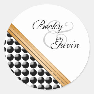 Round Sticker Dotted Delight