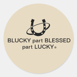 Round Sticker, Glossy, Large 3 inch(6per sheet) Classic Round Sticker