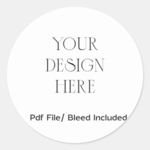 Round Sticker Round Label Printing