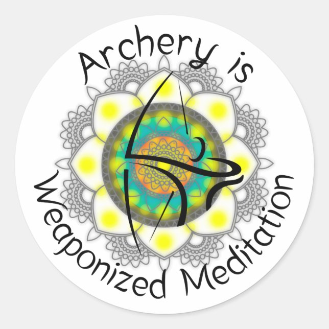 Round stickers for Bow Cases (Front)