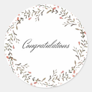 round stickers for happy events