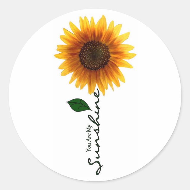 Round Stickers - You Are My Sunshine (Front)