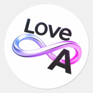 Round stocker classic round sticker