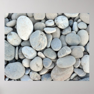 round stone texture rock minerals nature gravel poster