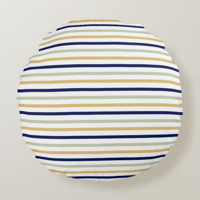 Round Striped  Round Cushion (Front)