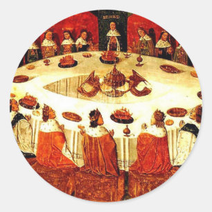 Round Table - Camelot Classic Round Sticker