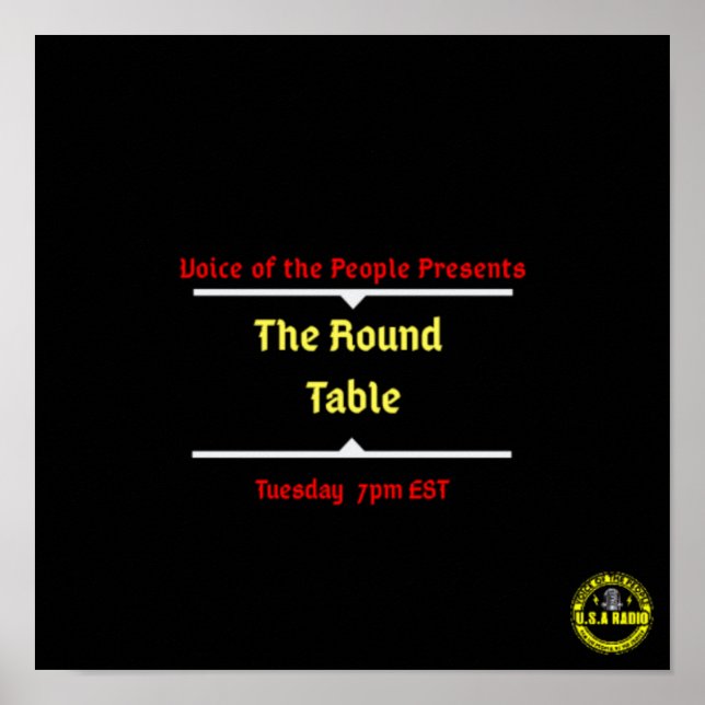 Round Table Poster (Front)