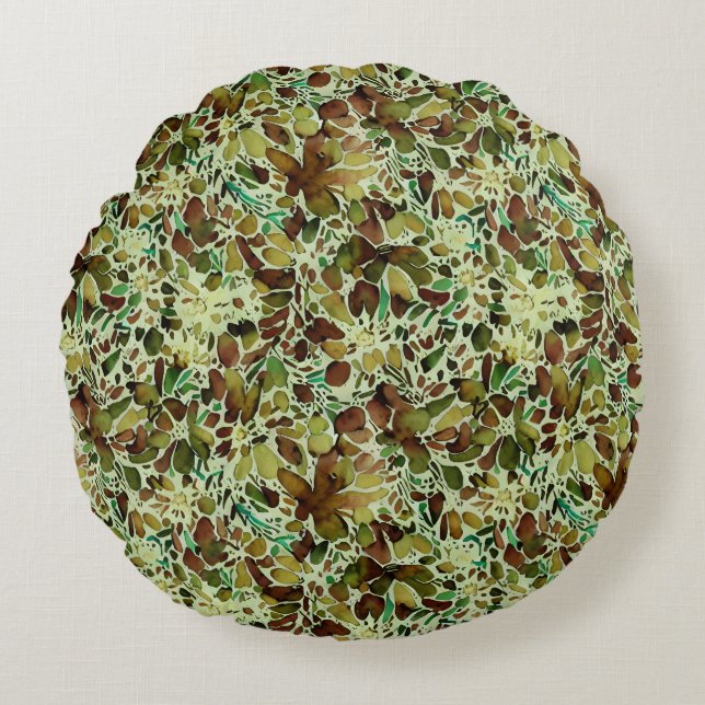 Round Throw Pillow (Front)