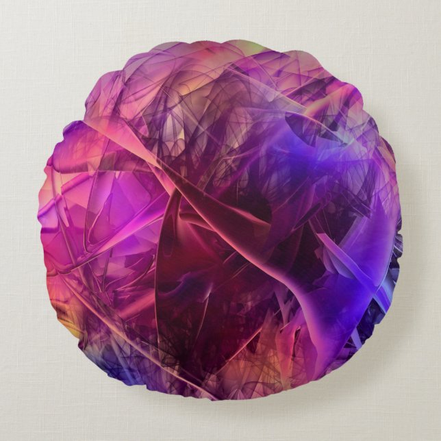 Round Throw Pillow (Front)