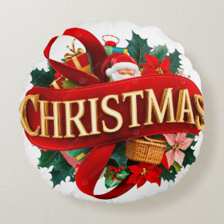 Round Throw Pillow (16")