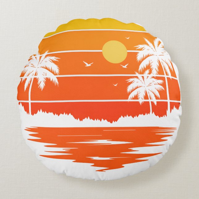 Round Throw Pillow (16") (Front)