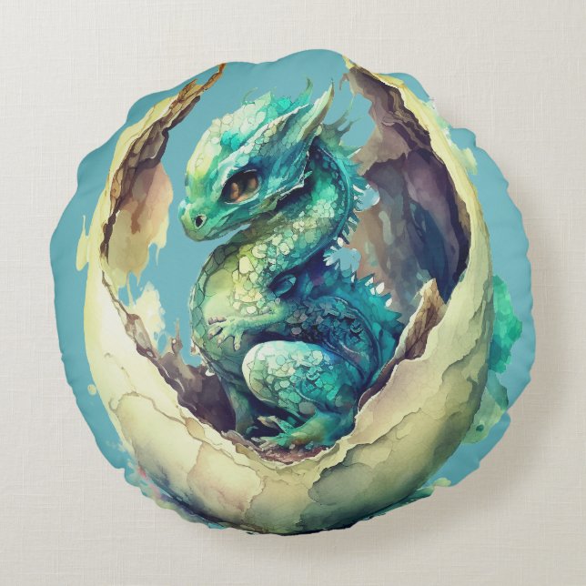  Round Throw Pillow (16") (Back)