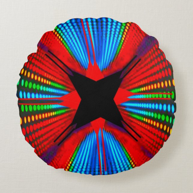 round throw pillow touch elegance your living feat (Front)