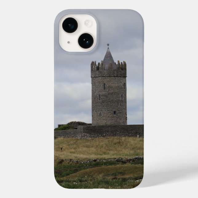 Round tower castle County Clare Ireland Case-Mate iPhone Case (Back)