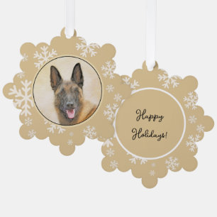 round tree decoration card