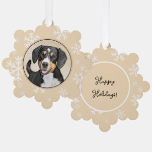 round tree decoration card