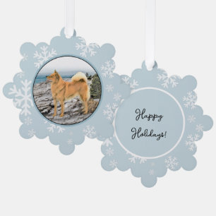 round tree decoration card