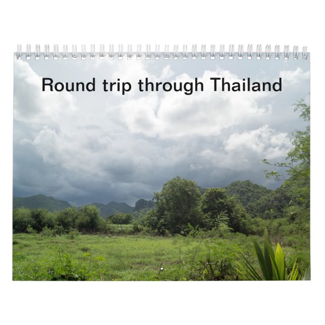 Round trip through Thailand Calendar (Cover)