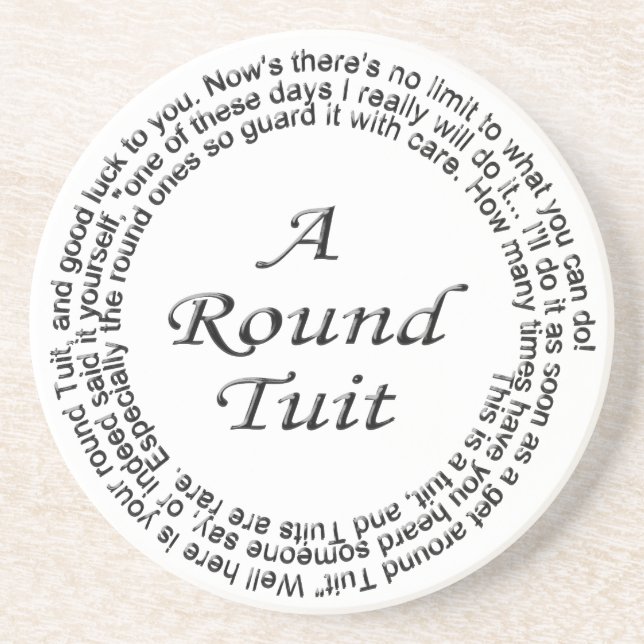 Round Tuit Coaster (Front)