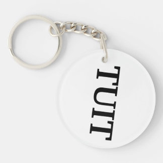 round TUIT Key Ring