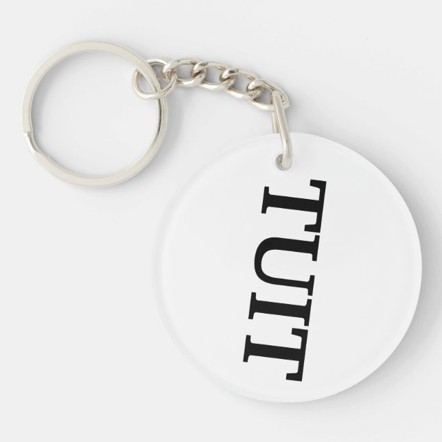 round TUIT Key Ring (Front)
