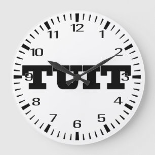 Round Tuit Large Clock
