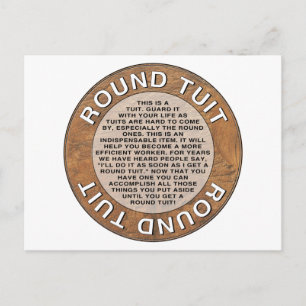 Round Tuit Postcard