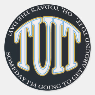 Round Tuit Stickers