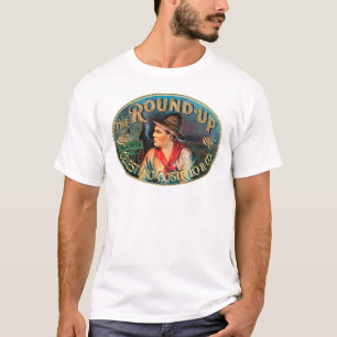 Round Up Cigar Label T-Shirt