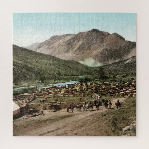 Round Up (Colorado, 1898) Jigsaw Puzzle