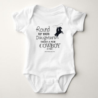 Round up your daughters baby bodysuit