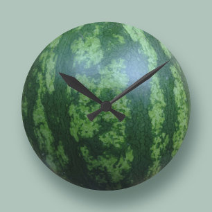 Round Watermelon Wall Clock
