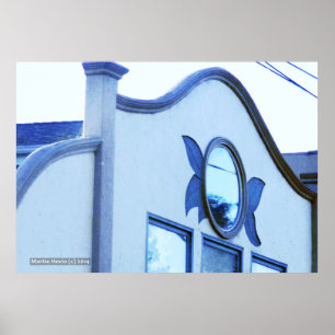 Round Window Poster