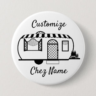 Rounded Caravan Trailer Thunder_Cove 7.5 Cm Round Badge