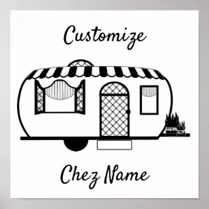 Rounded Caravan Trailer Thunder_Cove Poster