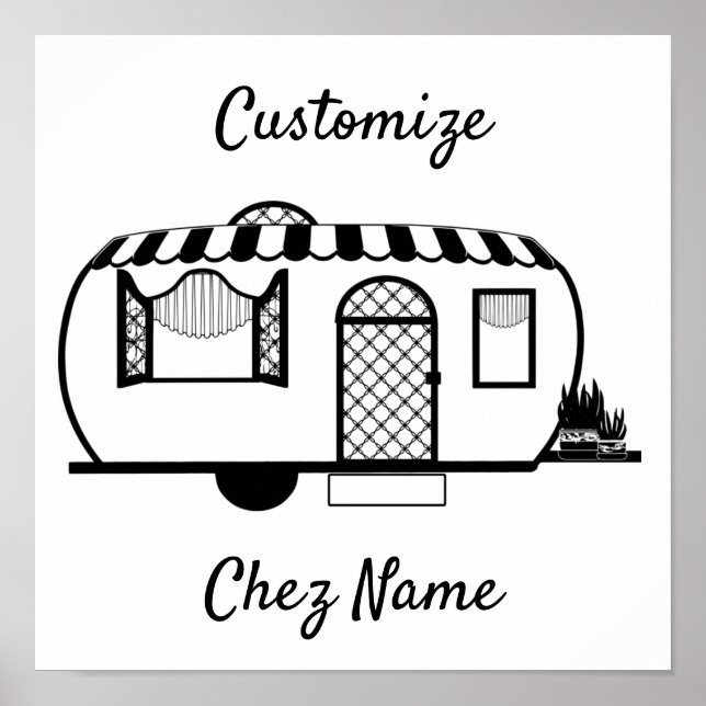 Rounded Caravan Trailer Thunder_Cove Poster (Front)