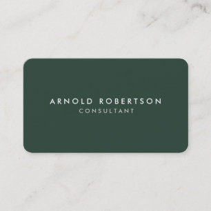 Rounded Corner Different Colours Two Sided Modern Business Card