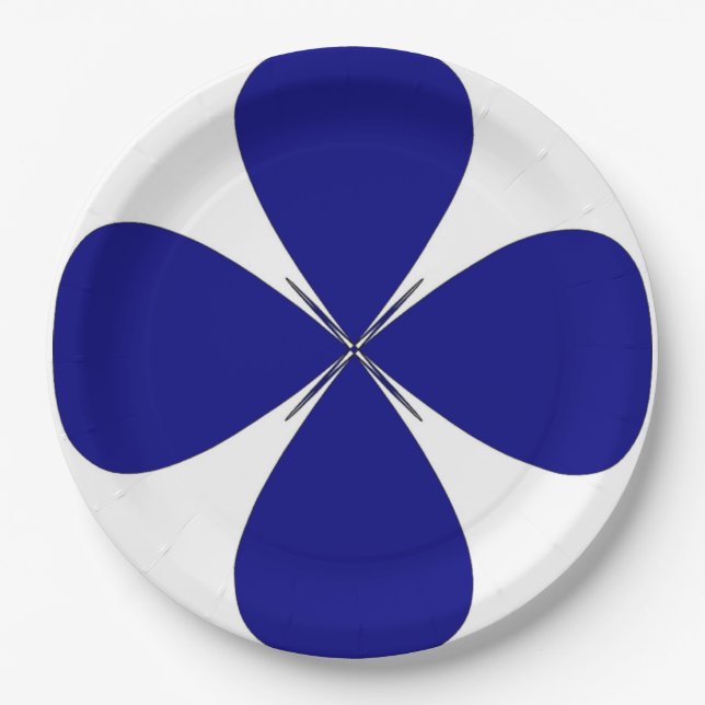 ROUNDED CROSS PAPER PLATE (Front)