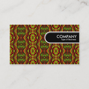 Rounded Edge Tag - Art Deco Style