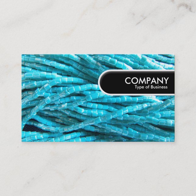 Rounded Edge Tag - Bead Braids (Front)