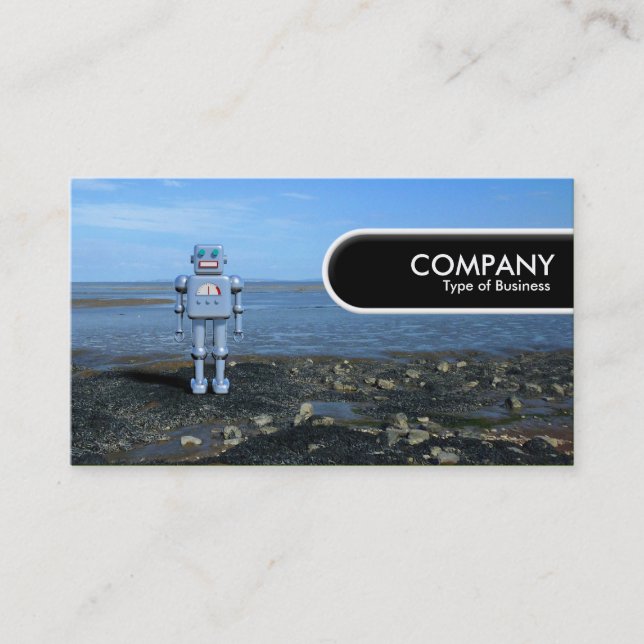 Rounded Edge Tag - Beside the Sea (Front)
