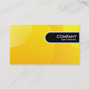 Rounded Edge Tag - Bubble Cloud Yellow