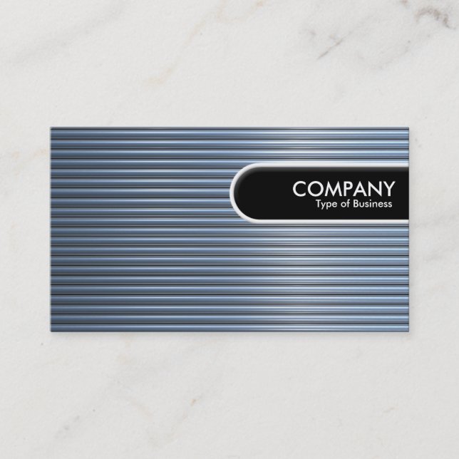 Rounded Edge Tag - Chrome Tubes (Front)