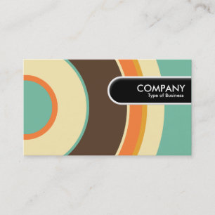 Rounded Edge Tag - Colourful  Circle 02