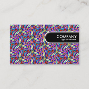 Rounded Edge Tag - Colourful Geometric 04