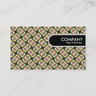 Rounded Edge Tag - Colourful Geometric 08