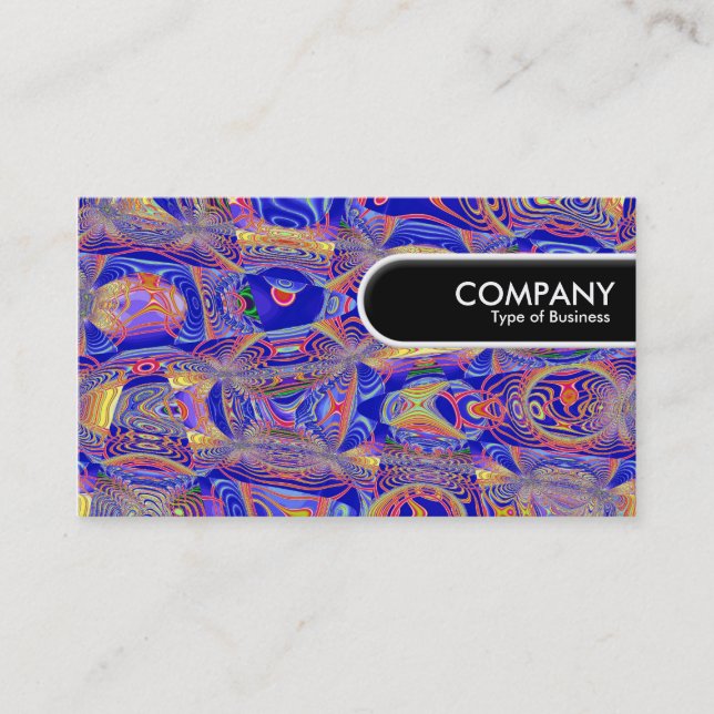 Rounded Edge Tag - Fractal Abstract 061012a (Front)