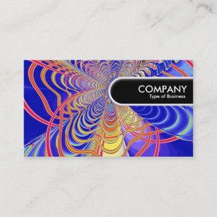 Rounded Edge Tag - Fractal Abstract 061012d