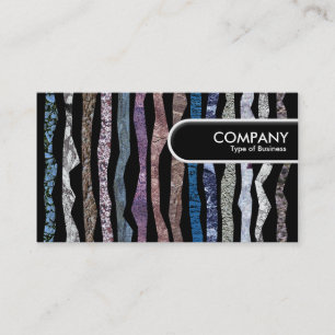 Rounded Edge Tag - Mineral Stripes