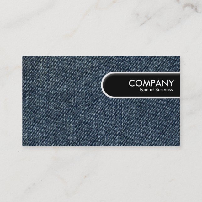 Rounded Edge Tag - Old Blue Jeans (Front)